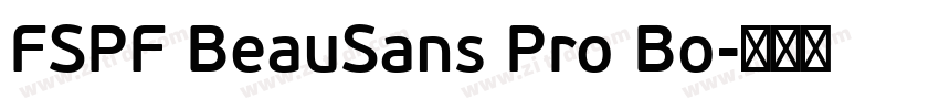 FSPF BeauSans Pro Bo字体转换